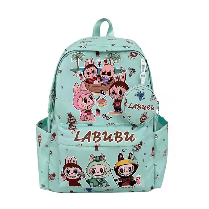 Sac à dos Labubu au design kawaii, idéal pour école maternelle ou usage quotidien enfant
