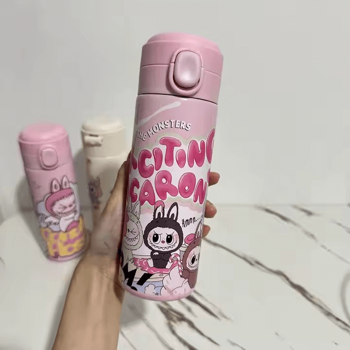 Thermos Labubu en édition collector, design exclusif pour collectionneurs Pop Mart