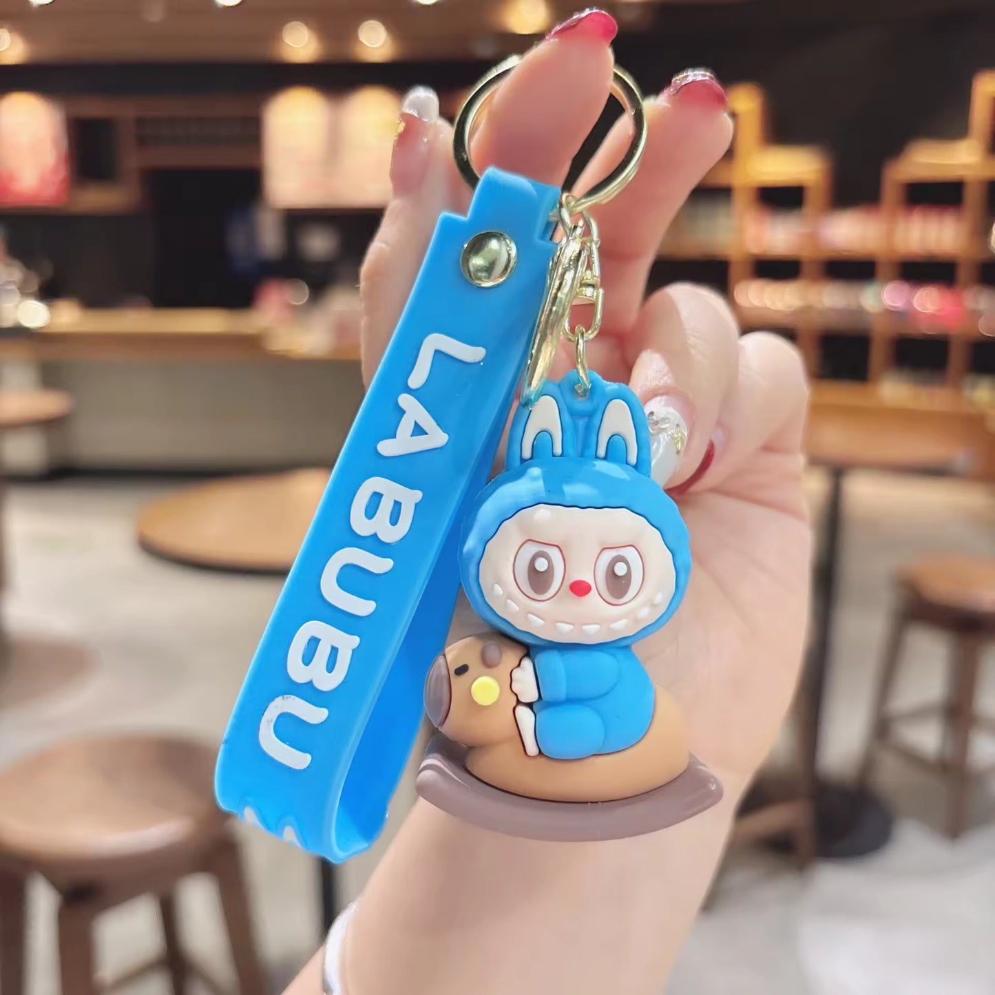 Porte-clés Labubu – Accessoire mignon pour clés, sacs et déco