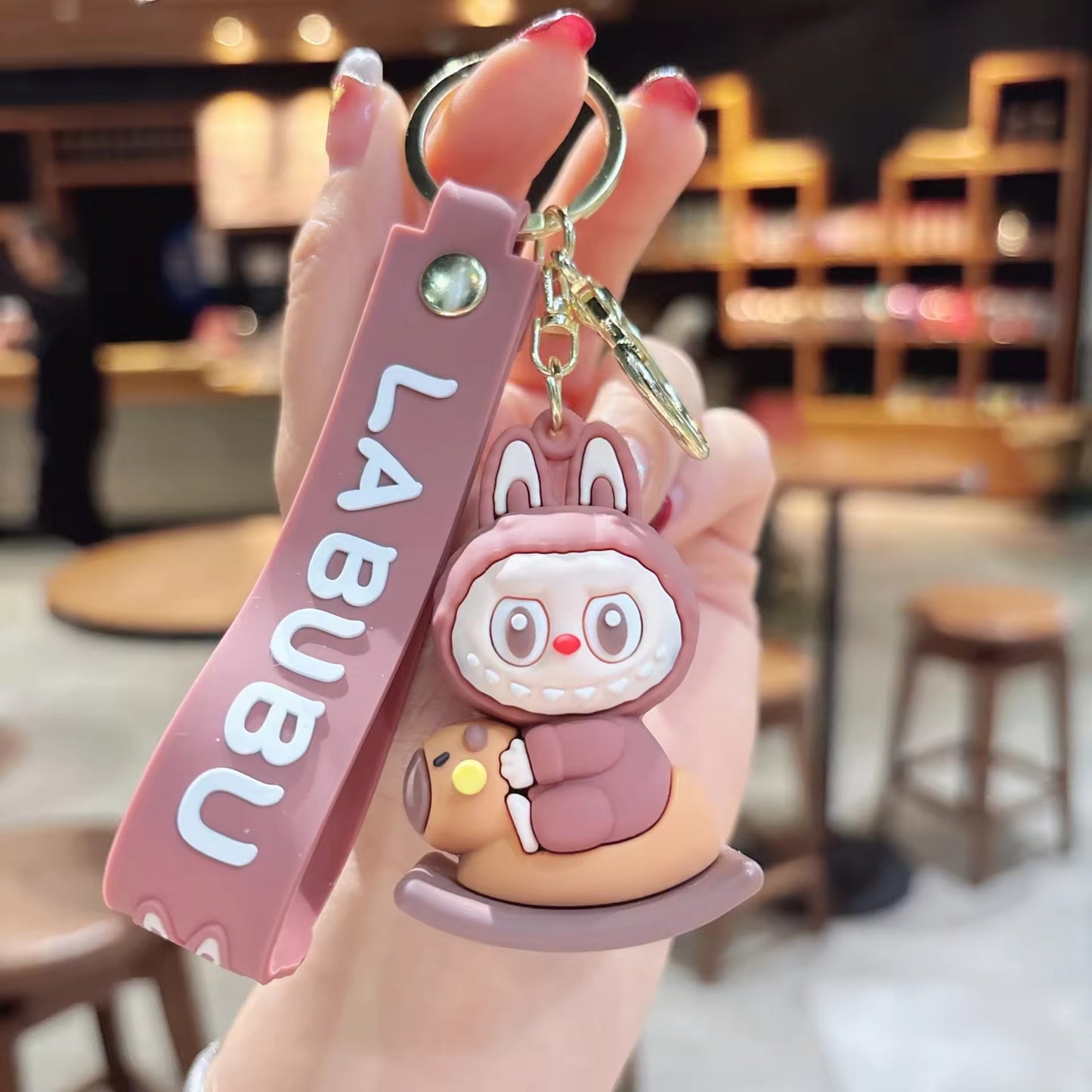 Porte-clés Labubu – Accessoire mignon pour clés, sacs et déco