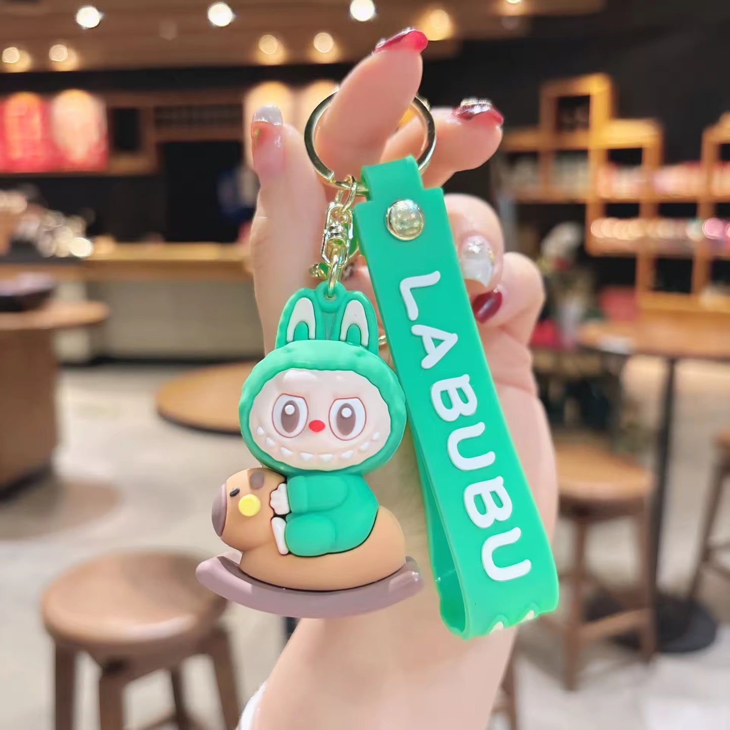 Porte-clés Labubu – Accessoire mignon pour clés, sacs et déco