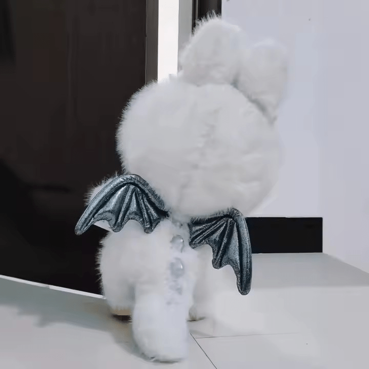 Labubu version ange sur nuage décoratif