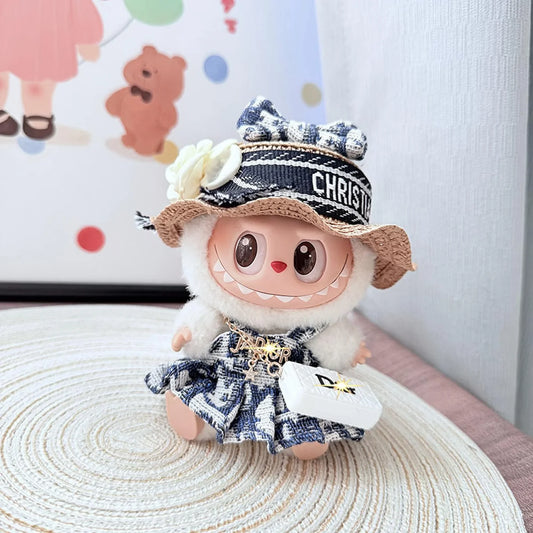 Labubu - Ensemble Princesse Dior avec chapeau de paille