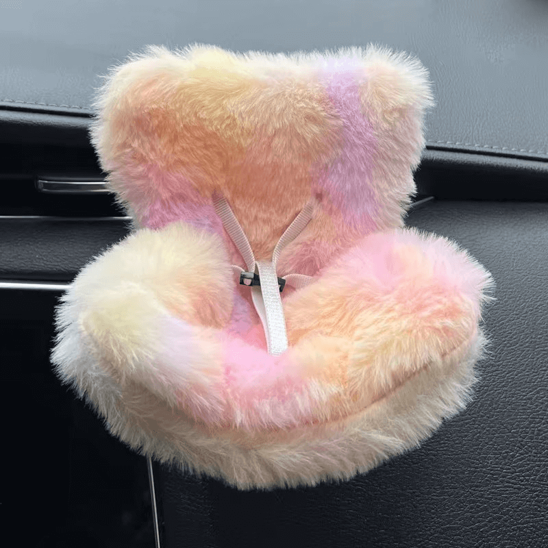 Mise en scène Labubu dans un siège auto pour poupée, décoration réaliste pour collectionneurs
