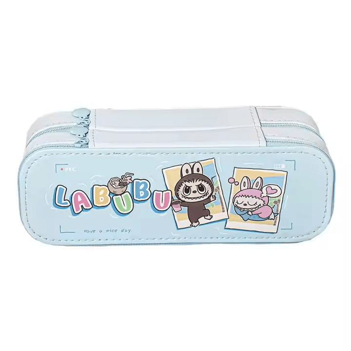 Trousse Labubu multifonction bleu