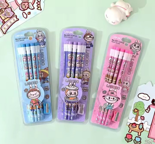 Labubu -Crayon à Papier Labubu – Pratique, Fun et Collector