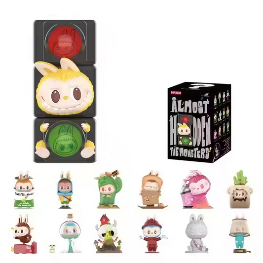 Figurine Labubu Almost Hidden de la collection Pop Mart – modèle rare et collector