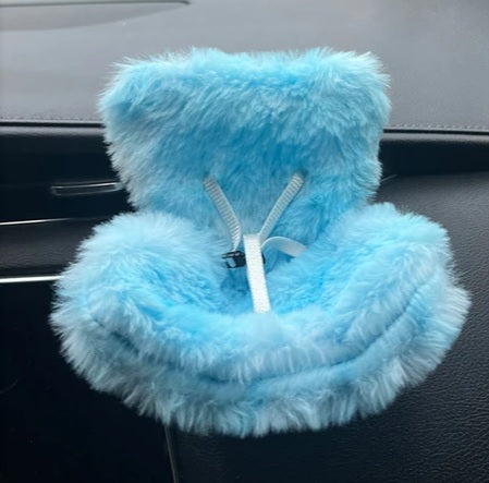 Siège auto pour figurine Labubu avec ceinture de sécurité miniature, accessoire Pop Mart
